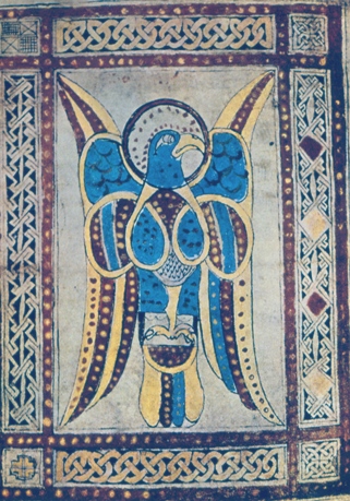 Book Of Dimma carpet page of St.John's Eagle