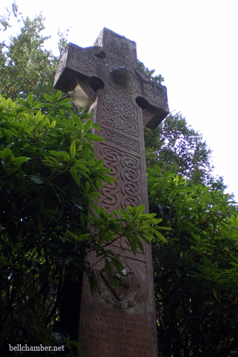 Chisholm Celtic Cross number 1 of 3 from Erchless Castle Scotland