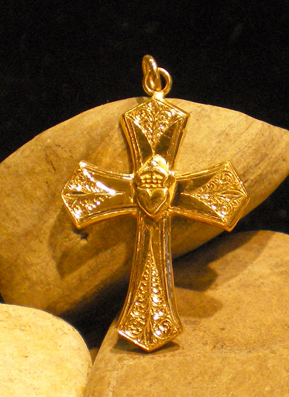 Gold Celitc Cross 
