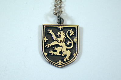 Rampart Lion Pendant in Silver