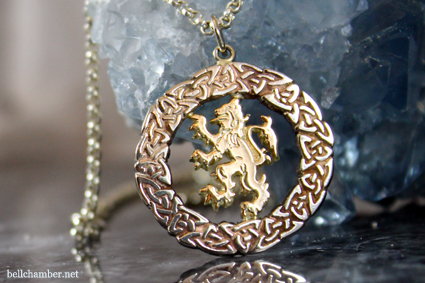 Celtic Lion Gold pendant