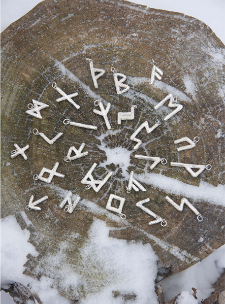 Rune Pendants - Elder Futhark set in Sterling Silver