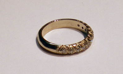Custom Made Diamond Wedding Ring