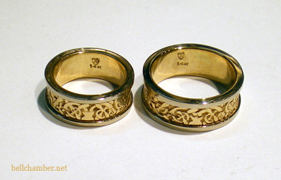 Celtic Tree of Life Rings in Gold