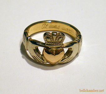 Two Tone Gold Claddagh