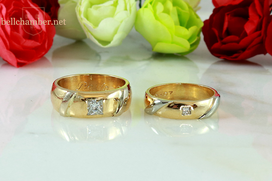 Custom Princess Diamond Ring