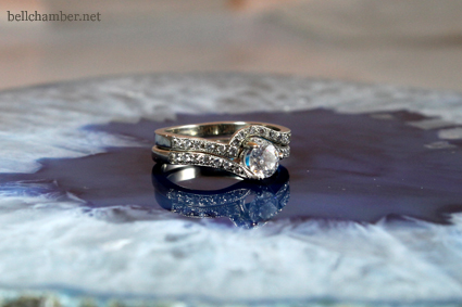 Cusotm Diamond Wedding ring to fit engagement ring