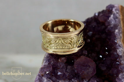 Haida Celtic Shaman Ring.  The Sisutl