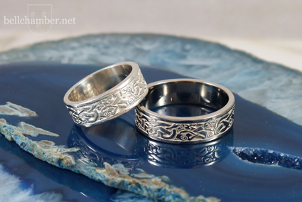 Celtic Wolfhound rings