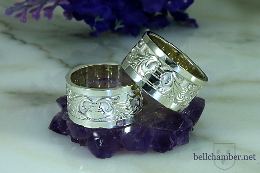 Silver Medieval Tree of Life Rings