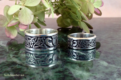 Custom Claddagh Rings with Celtic Interlace