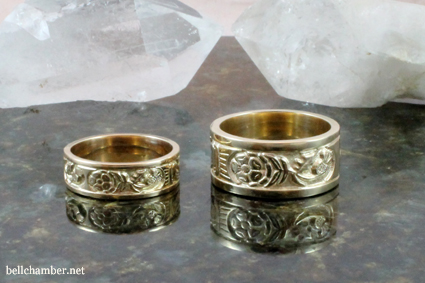 Tudor Rose, Claddagh & Thistle Ring