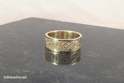 Celtic Griffin and Dragon Ring in Gold