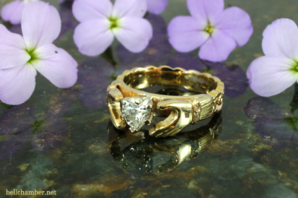 Claddagh Diamond ring