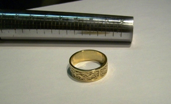 Sizing bars provide a space to size a ring later on